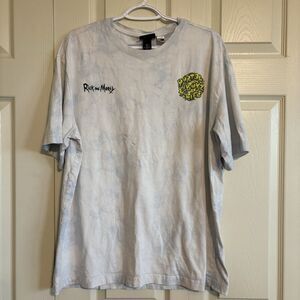 H&M Men's Short Sleeve T-Shirt Rick & Morty Graphic Print Size Medium